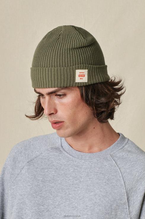 Olive Globe Brand Sustain Beanie J40RB364