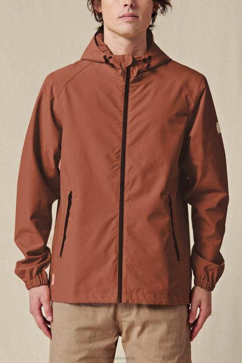 Dark Walnut Globe Brand Breaker Spray Jacket J40RB335