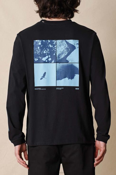 Black Globe Brand Elements LS Tee J40RB303