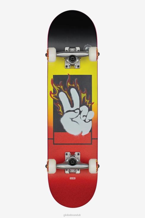 Black Maple/Red Globe Brand Alight 7.0" Mini Complete J40RB178