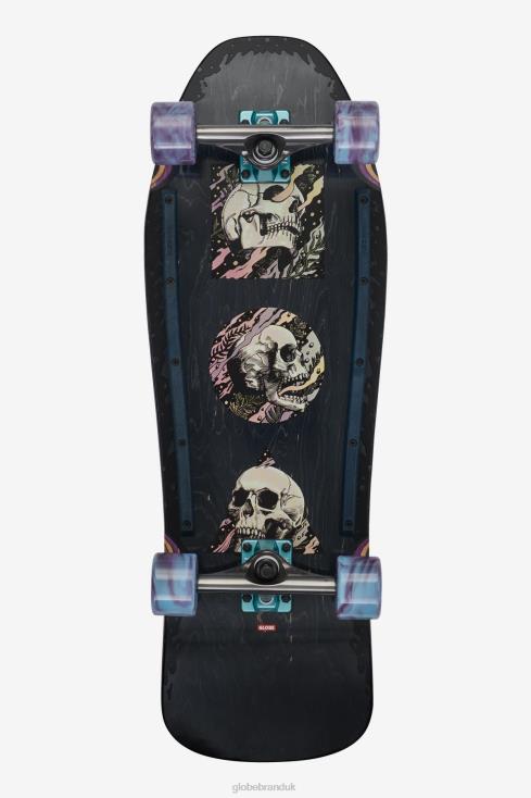 Black Maple/Skull Stack Globe Brand Phantom 31" Cruiser J40RB97