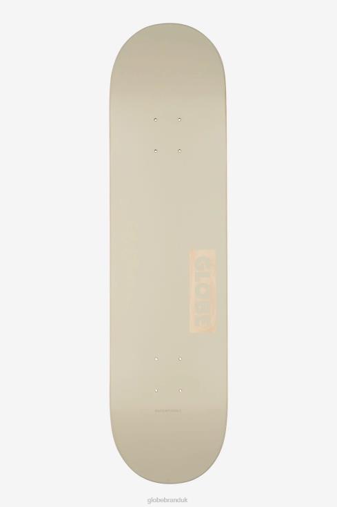 Off White Globe Brand Goodstock 8.0" Deck J40RB212