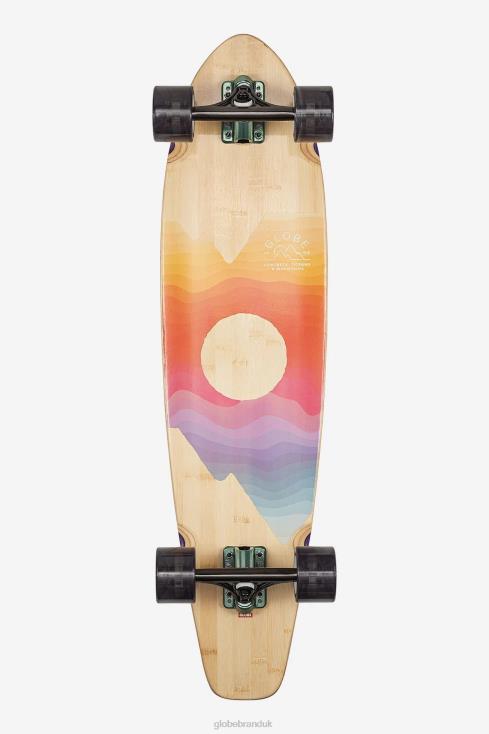 Bamboo/Mountains Globe Brand Arcadia 36" Longboard J40RB154