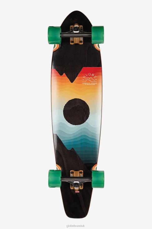 Black Maple/Chromeset Globe Brand Arcadia 36" Longboard J40RB155