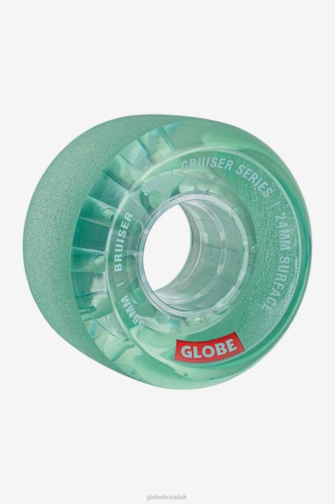 Clear Aqua Globe Brand Bruiser Cruiser Wheels 55mm J40RB244