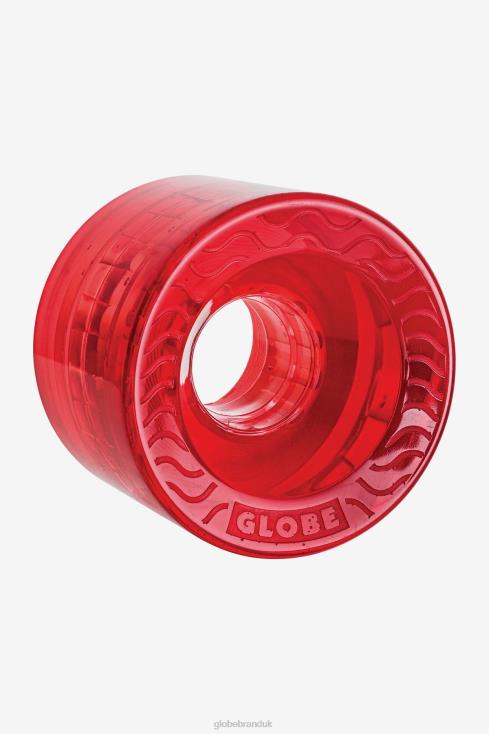 Clear/Red Globe Brand Retro Flex Cruiser Wheel 58mm J40RB263